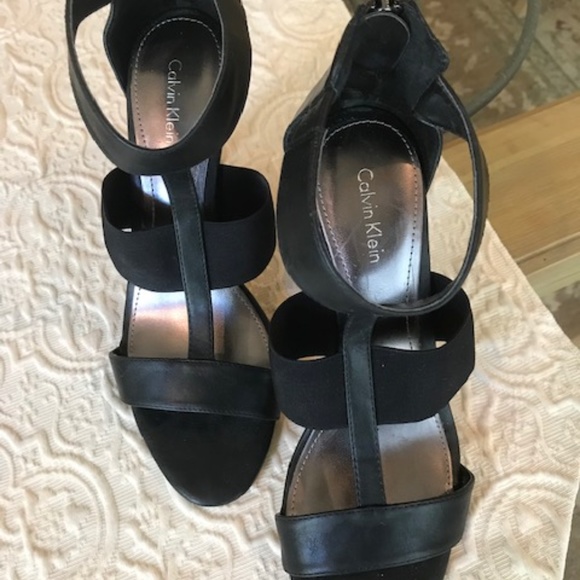 Calvin Klein Black Stiletto-ed Heels - Picture 2 of 5